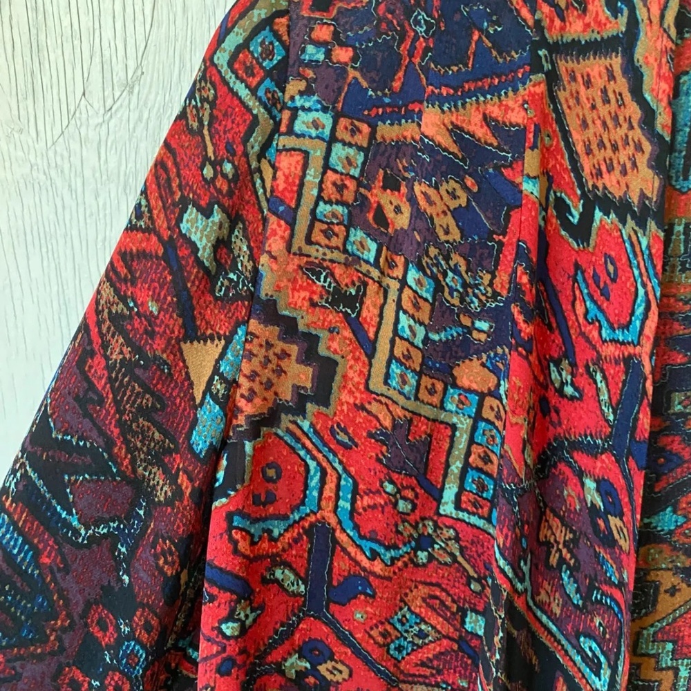 Stone Cold Fox silk top / jacket - Picture 5 of 6